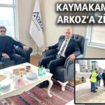 KAYMAKAM EKİNCİ DOĞUBAYAZIT ARKOZ ÇİMENTO FABRİKASINDA BİLGİLER ALDI