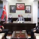 Ağrı Valisi Dr. Osman VAROL; Arkoz Madencilik ve Çimento Genel Müdürü, Cengiz ÇELİK’i makamında kabul etti.