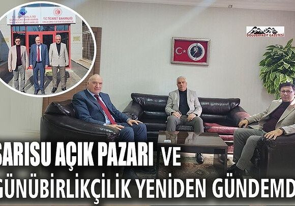 Doğubayazıt Gürbulak Köyünde bulunan Sarısu Açık Pazar ve Günübirlikçi Vatandaşlar İçin Gürbulak Gümrük ve Dış Ticaret Bölge Müdürü Kadri Karakuş, 