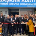DOĞUBAYAZIT’TA AK KADROLAR SEÇİM İRTİBAT BÜROSUNUN AÇILIŞINI YAPTI