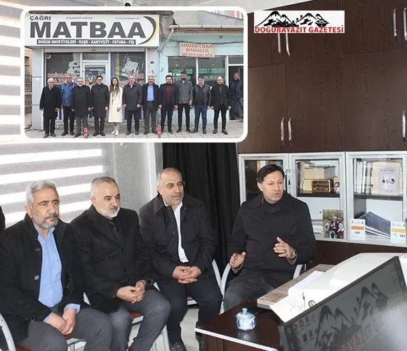 SAHA ÇALIŞMALARI DEVAM EDİYOR Haber. Dengi ÇELİK Ak Parti Doğubayazıt Belediye Başkan adayı Mimar Dr. Cengiz Çelik gazetemizi ziyaret ederek 