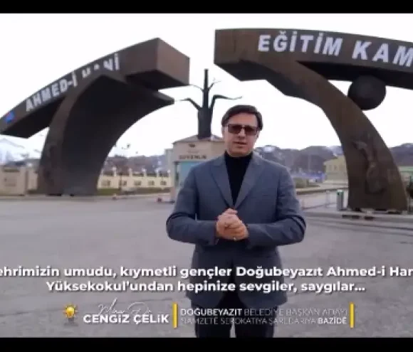 Ak PArti Doğubayazıt Belediye Başkan adayı Dr. Mimar Cengiz Çelik, eğitim ve gençlik projelerini öne çıkararak seçim kampanyasını hızlandırdı. Sosyal 