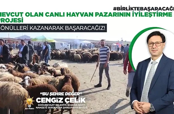 AK Parti Doğubayazıt Belediye Başkan Adayı Mimar Dr. Cengiz Çelik, proje tanıtım çalışmalarına devam ediyor. AK Parti Doğubayazıt belediye Başkan 