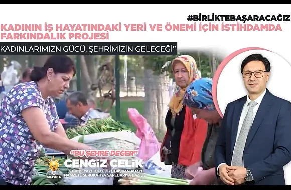 AK Parti Doğubayazıt Belediye Başkan adayı Mimar Dr. Cengiz Çelik, her geçen gün yeni projeler üretmeye devam ediyor. AK Parti 